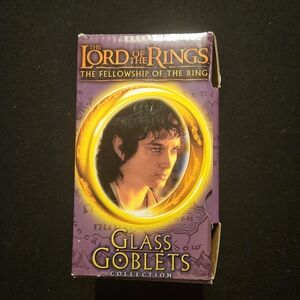 Vintage Lord of the Rings‎ Glass Goblet - Frodo